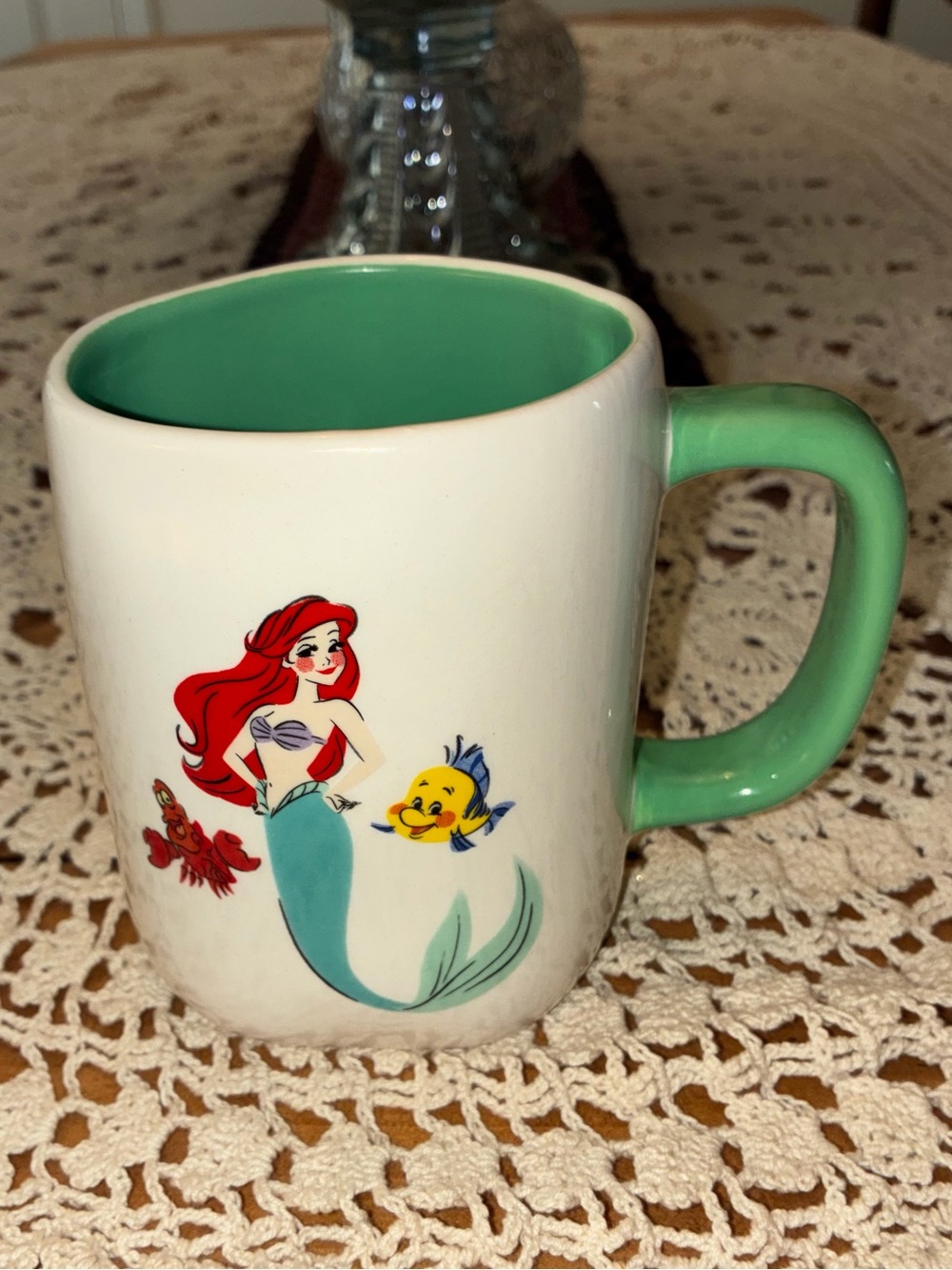 Rae Dunn Ariel The Little Mermaid Ceramic Coffee Mug